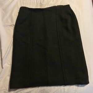 Black pencil skirt